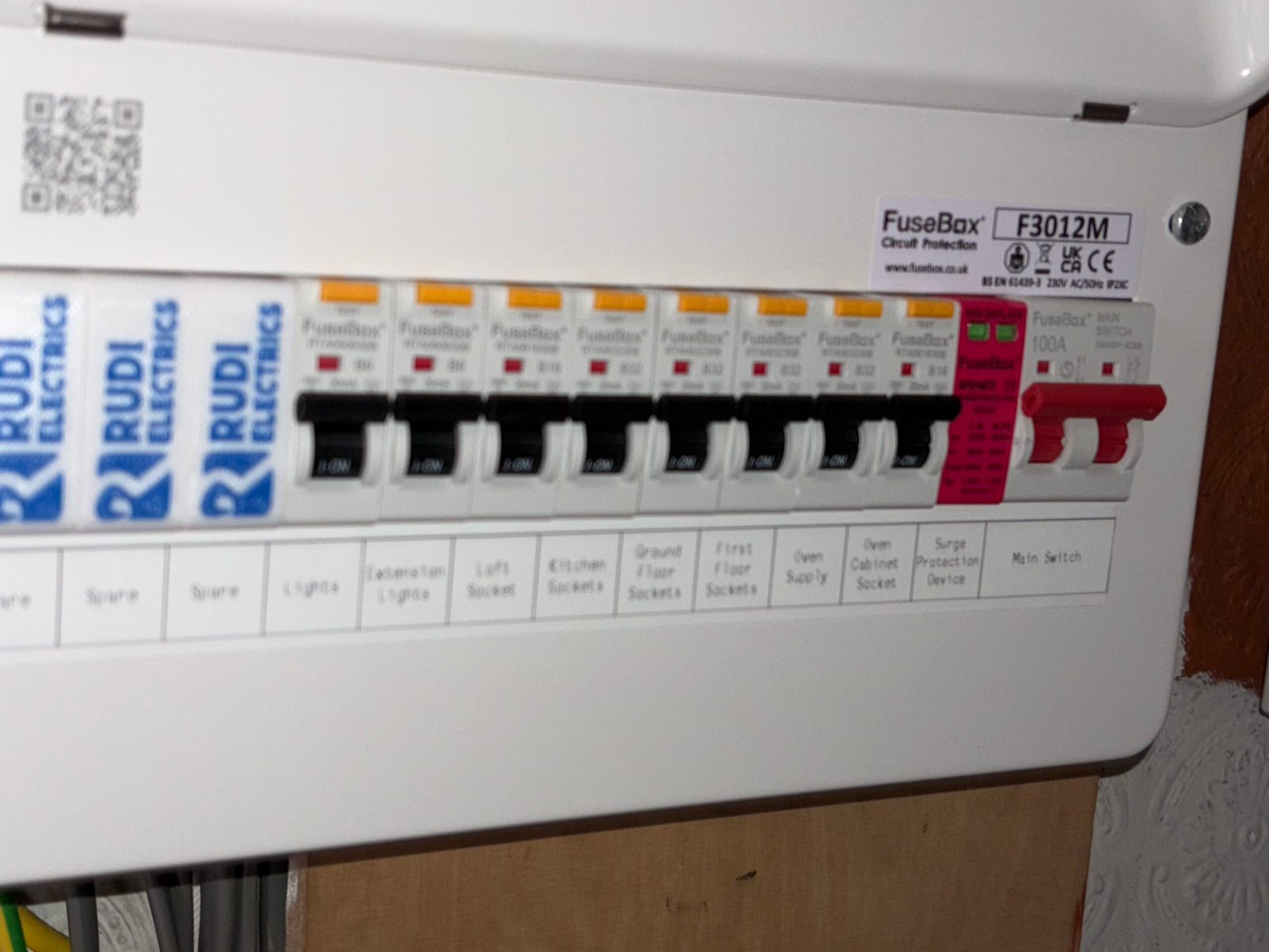 FuseBox consumer unit installation North London - Rudi Electrics