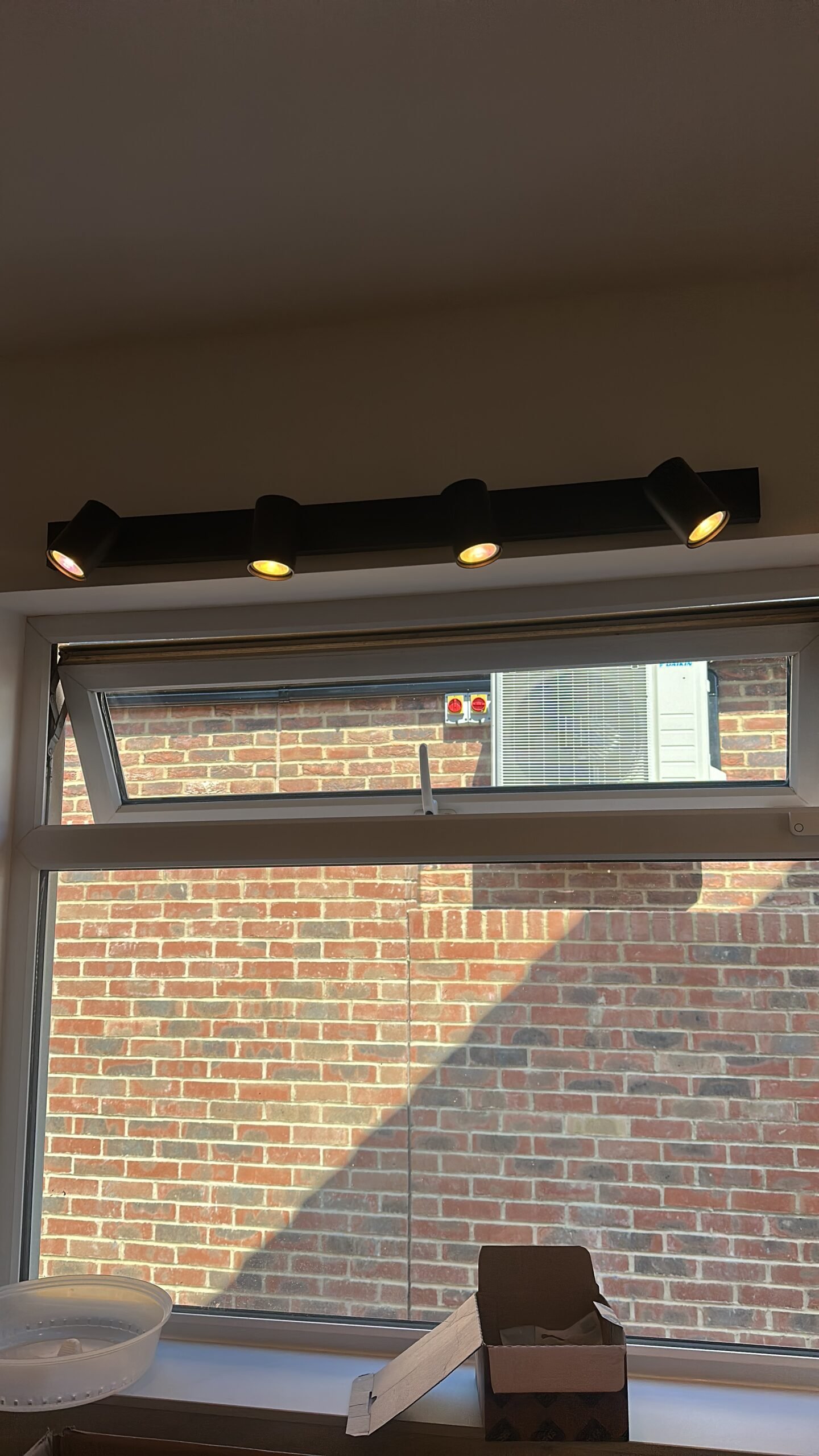 Adjustable spotlight bar kitchen lighting North London