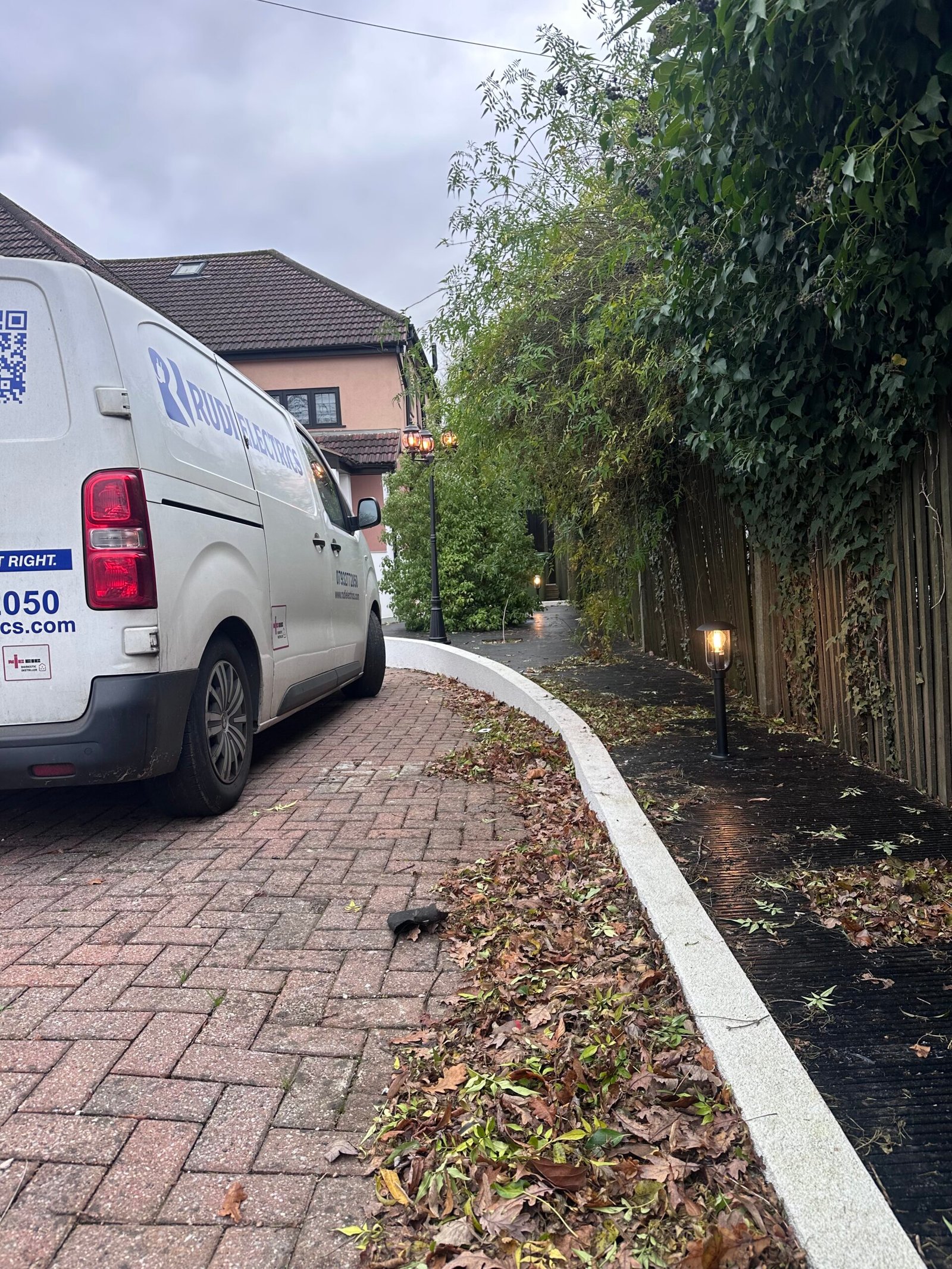 Garden bollard lighting and pathway lighting North London - Rudi Electrics